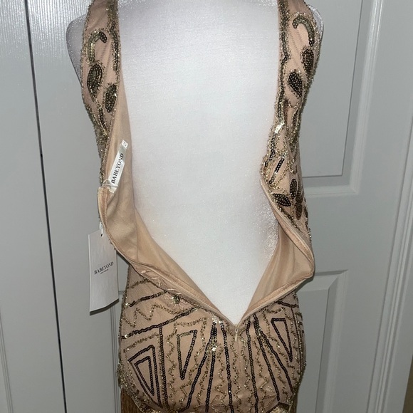 1920s-Inspired Sequined Fringe Midi Dress XS - Picture 8 of 15